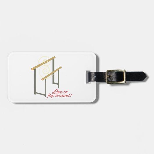 Liebe umzudrehen gepäckanhänger (Vorderseite horizontal)