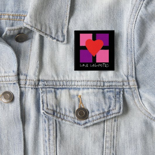 LIEBE UNBEGRENZT BUTTON (Beispiel)