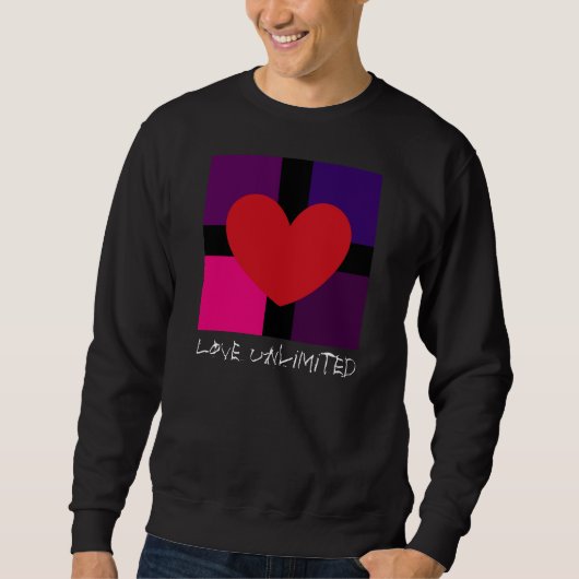 Liebe Unbegrenztes Sweatshirt (Vorderseite)