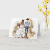 Liebe und Abenteuer Karte (Gelbe Blume)