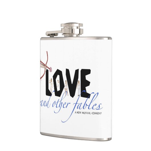 Liebe und andere Fabel-Flasche Flachmann (Links)