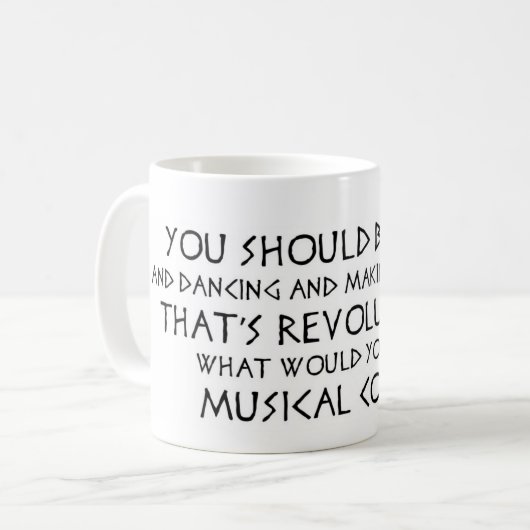 LIEBE UND ANDERE FABELN Äsop Delphinia Kaffeetasse (Vorderseite Links)