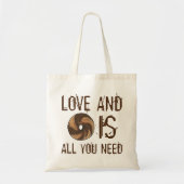 Liebe und Bagels ist alles, was Sie brauchen, NYC Tragetasche (Vorne)