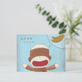 Liebe und Bananen Postkarte (Stehend Vorderseite)