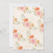 Liebe und Basketball Hochzeitseinladungen Einladung (Rückseite)