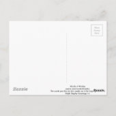 Liebe und Begründung Postkarte (Rückseite)