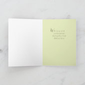 Liebe und Beileid! Besondere Sympathiekarte Karte (Innenseite)