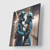 LIEBE UND BESTÄNDIGKEIT - Keimbereich Quadratische Wanduhr (Winkel)