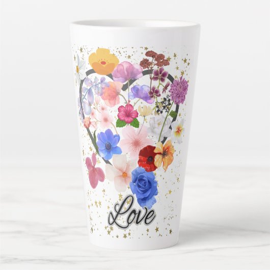 Liebe und Blume Milchtasse (Vorderseite)