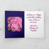 Liebe und Blumen, Geburtstagskarte Karte (Innenseite)