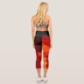 Liebe und Brand Capri Leggings (Rückseite)