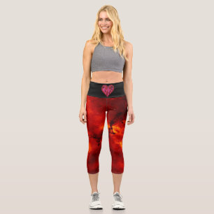 Liebe und Brand Capri Leggings