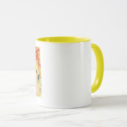 Liebe und Brot Anarchist Bäckerei Raten Tasse (VorderseiteRechts)