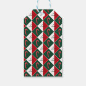 Liebe und Candy Canes Geschenkanhänger (Vorderseite)