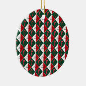 Liebe und Candy Canes Keramik Ornament (Rechts)