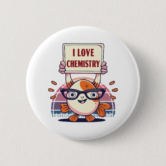 Liebe und Chemie Button (Vorderseite)
