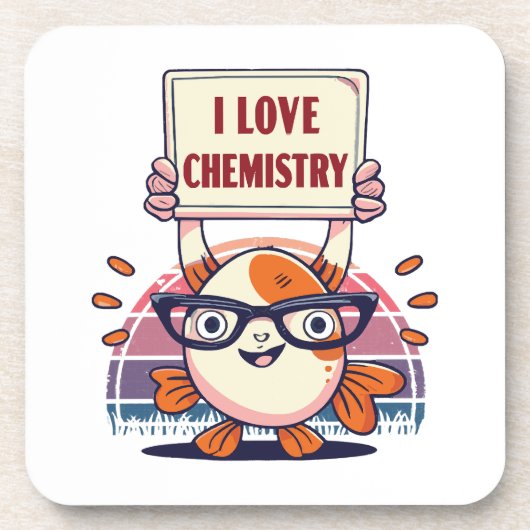 Liebe und Chemie Getränkeuntersetzer (Vorderseite)