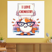 Liebe und Chemie Leinwanddruck (Insitu (Wohnzimmer))