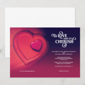 Liebe und Cherish, zwei Herzen, Ankündigung (Vorne/Hinten)