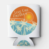 Liebe und Christliches Design Dosenkühler (Rückseite)