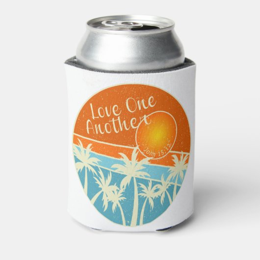 Liebe und Christliches Design Dosenkühler (Kanne Rückseite)