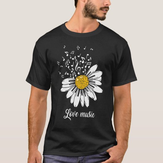Liebe und Chrysanthemen T-Shirt (Vorderseite)