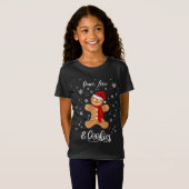 Liebe und Cookies Santa Gingerbrot lo T-Shirt (Vorne ganz)