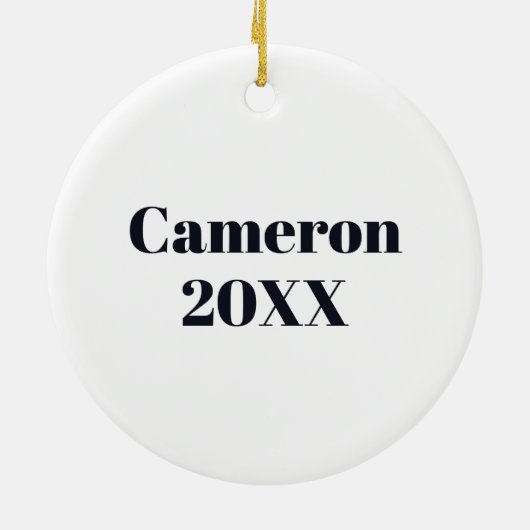 Liebe und Dackel Keramik Ornament (Hinten)