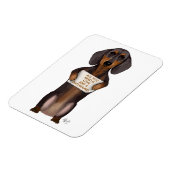 Liebe und Dackel Magnet (Linke Seite)