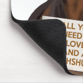 Liebe und Dackel Mousepad (Ecke)