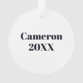 Liebe und Dackel Ornament (Rückseite)