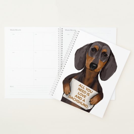 Liebe und Dackel Planer (Anzeige)