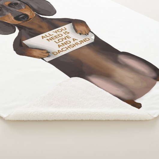Liebe und Dackel Sherpadecke (3/4)