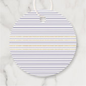 Liebe und dank Aquarellbrunnen Muscheln Strand Hoc Geschenkanhänger (Rückseite)