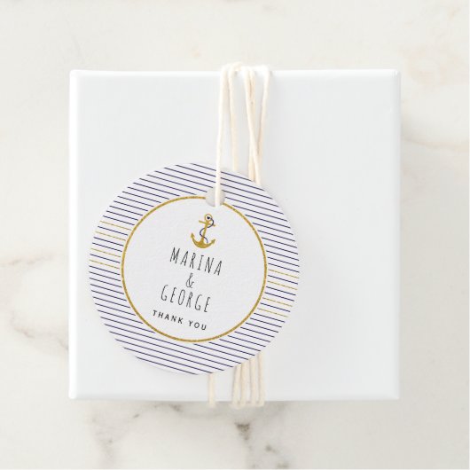 Liebe und dank Aquarellbrunnen Muscheln Strand Hoc Geschenkanhänger (Beispiel)