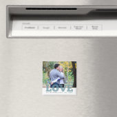 Liebe und Dank Custom Wedding Foto Magnet (In Situ (Geschirrspüler))