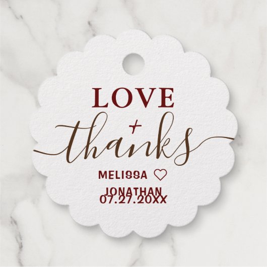 Liebe und Dank der rustikalen Goldfoil Sonnenblume Geschenkanhänger (Rückseite)