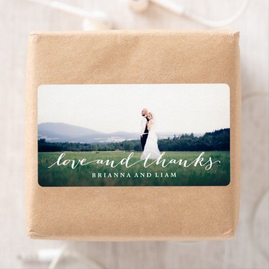 Liebe und dank einfachem Script Vollblut Foto (Insitu)