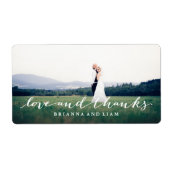 Liebe und dank einfachem Script Vollblut Foto (Vorne)