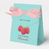 Liebe und Dank Erdbeer Custom Geschenkschachtel (Vorderseite)