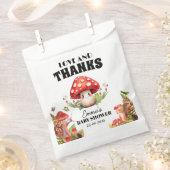 Liebe und Dank Fungi Mushroom Moth Baby Dusche Geschenktütchen (Ausgeschnitten)