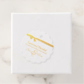 Liebe und Dank für Hochzeit Danke mit Foto Geschenkanhänger (Mit Box)