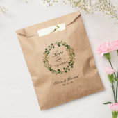 Liebe und Dank Greenerity Blätter Wreath Wedding Geschenktütchen (Versiegelt)