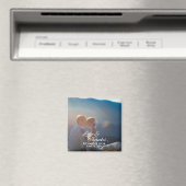 Liebe und Dank | Hochzeit Foto Vielen Dank Magnet (In Situ (Geschirrspüler))