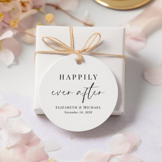 Liebe und Dank Hochzeit Geschenkanhänger