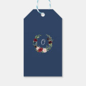 Liebe und Dank Hochzeitsbrause Geschenkanhänger (Rückseite)