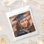 Liebe und Dank Personalisierter Foto Grad Geschenktütchen (Ausgeschnitten)