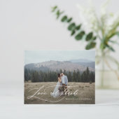 Liebe und Dank Postkarte (Stehend Vorderseite)
