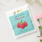 Liebe und Dank Raspberry Custom Geschenktütchen (Versiegelt)