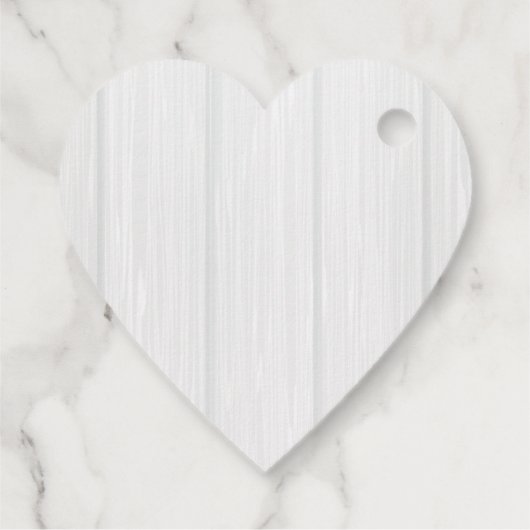 Liebe und Dank rustikalen Strandherz Form Geschenkanhänger (Rückseite)